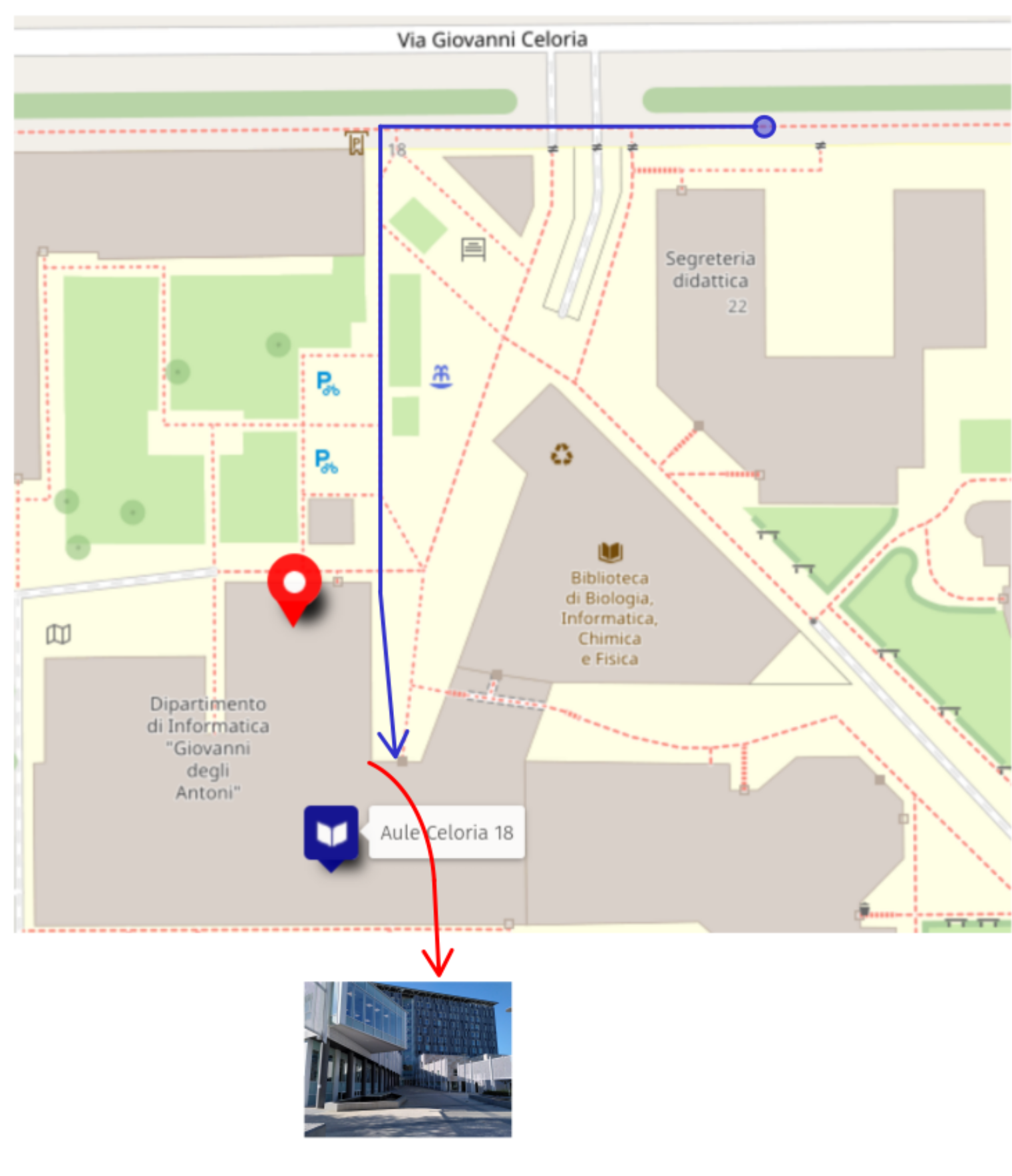 Map to reach the Venue